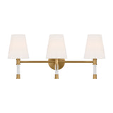 Hanover 3 - Light Vanity LIGHTING - vanity Visual Comfort Burnished Brass