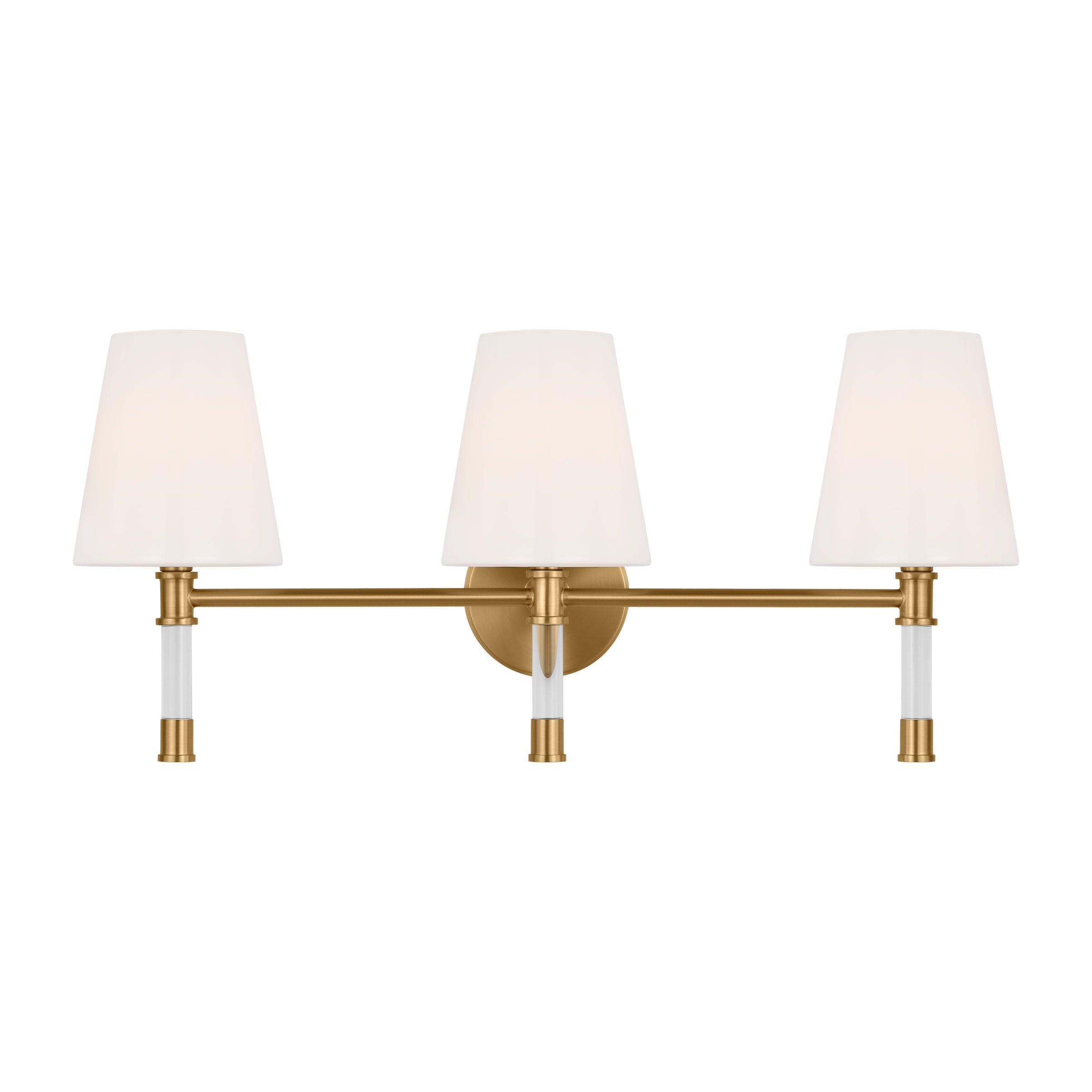Hanover 3 - Light Vanity LIGHTING - vanity Visual Comfort Burnished Brass
