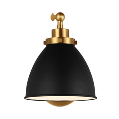 Midnight Black and Burnished Brass