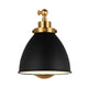 Midnight Black and Burnished Brass