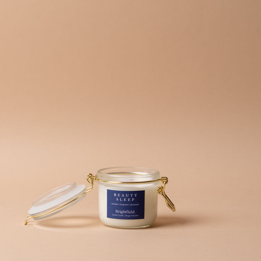 Beauty Sleep Glass Candle by Brightfield candle Brightfield