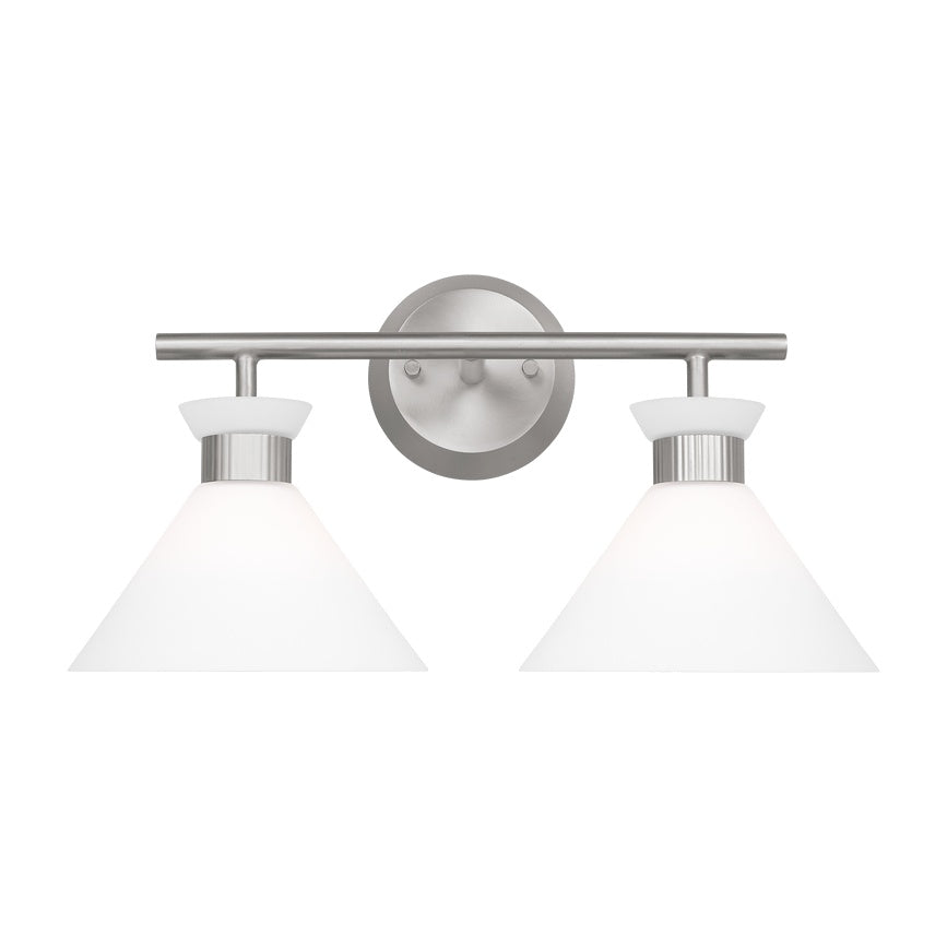 Belcarra 2 - Light Bath LIGHTING - vanity Visual Comfort - Studio Brushed Steel