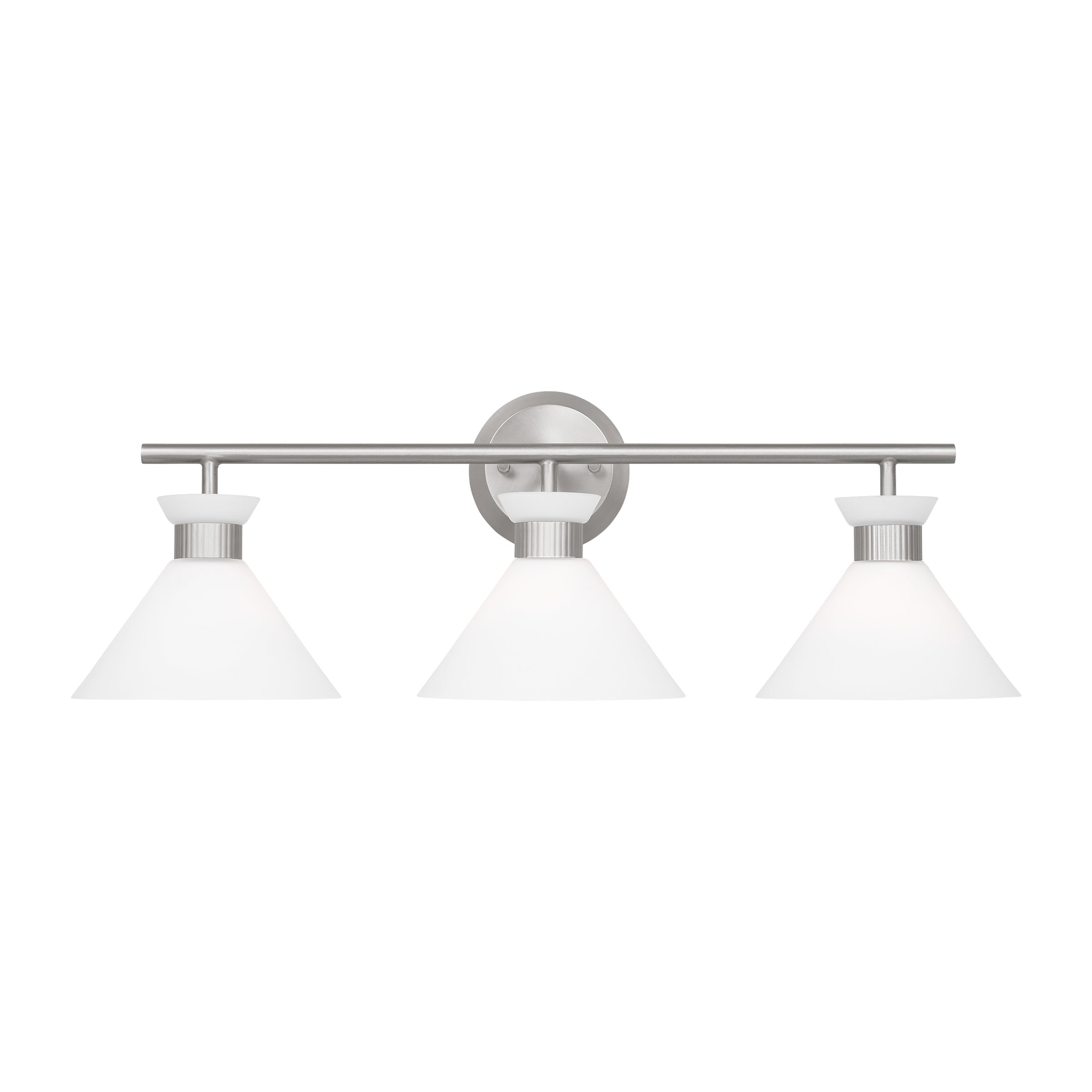 Belcarra 3 - Light Bath LIGHTING - vanity Visual Comfort - Studio Brushed Steel