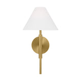 Porteau Medium Sconce LIGHTING - sconce Visual Comfort Satin Brass