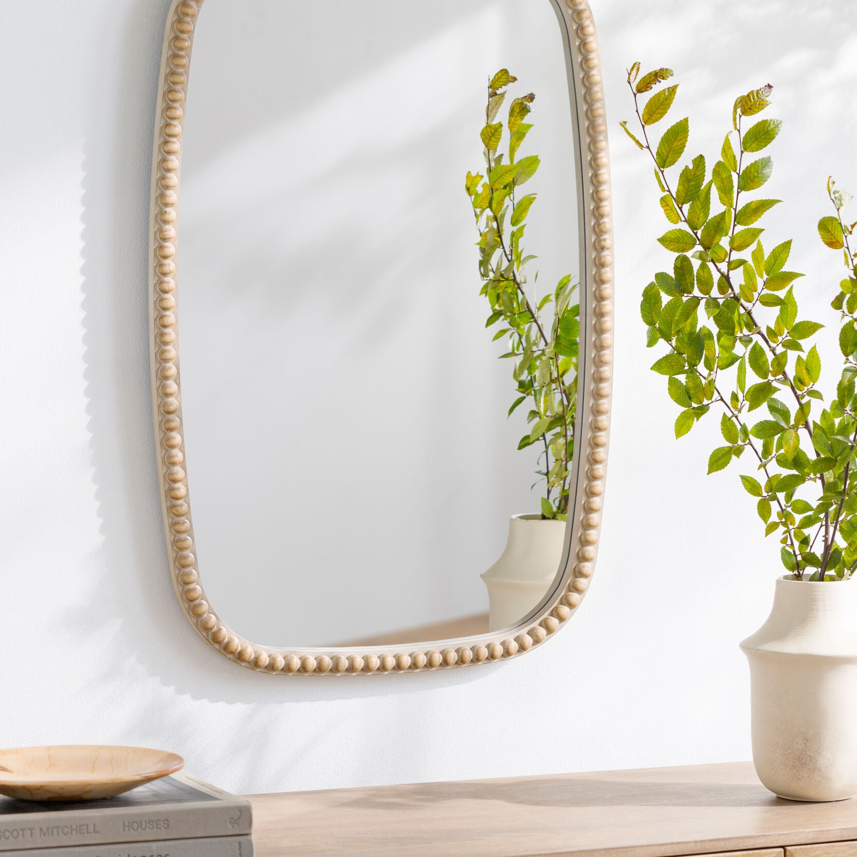 Duran Wall Mirror MIRROR - Accent Mirror Surya