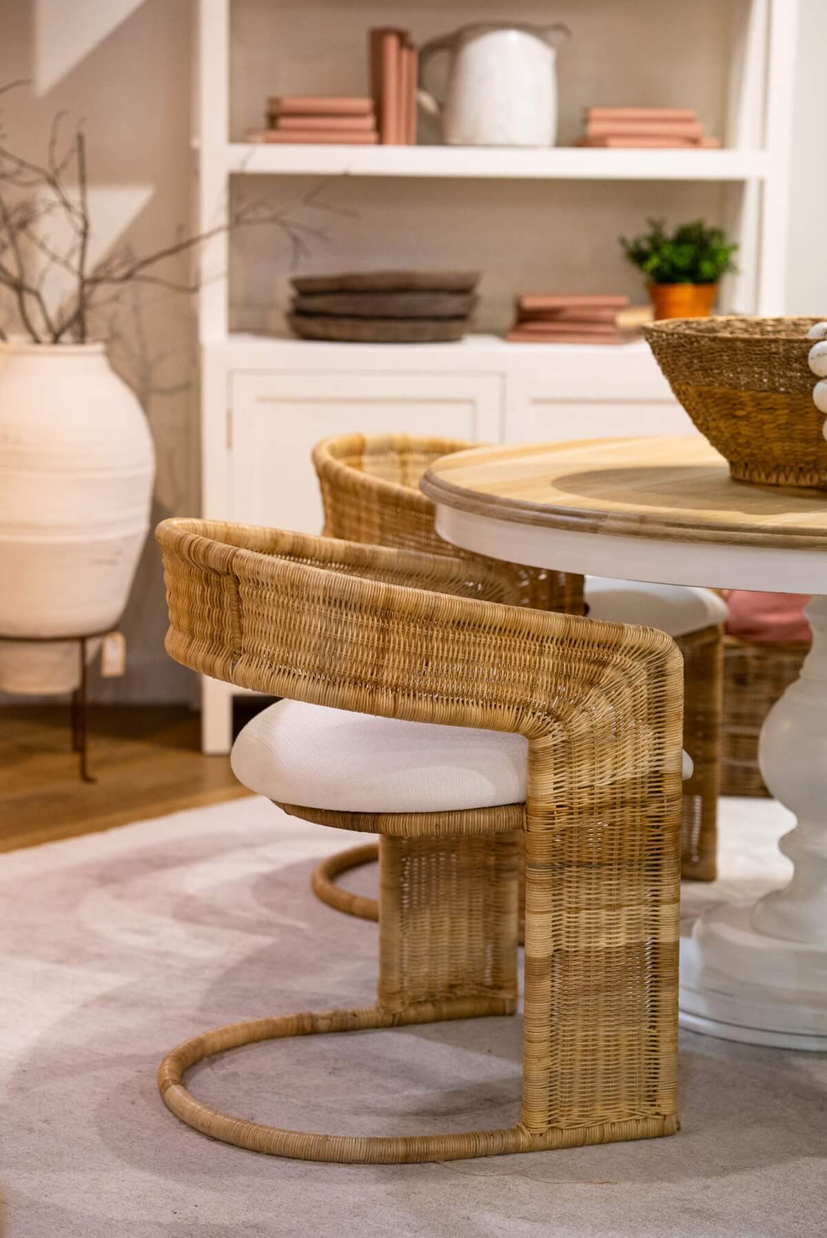 Hattie Rattan Dining Chair FURNITURE - dining chair Bramble