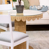 Scalloped Round Bistro Table FURNITURE - dining table Bramble