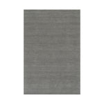 Nate Berkus Hollis Solid Wool Cozy Area Rug RUGS - wool Dash & Albert Grey 4' x 5'