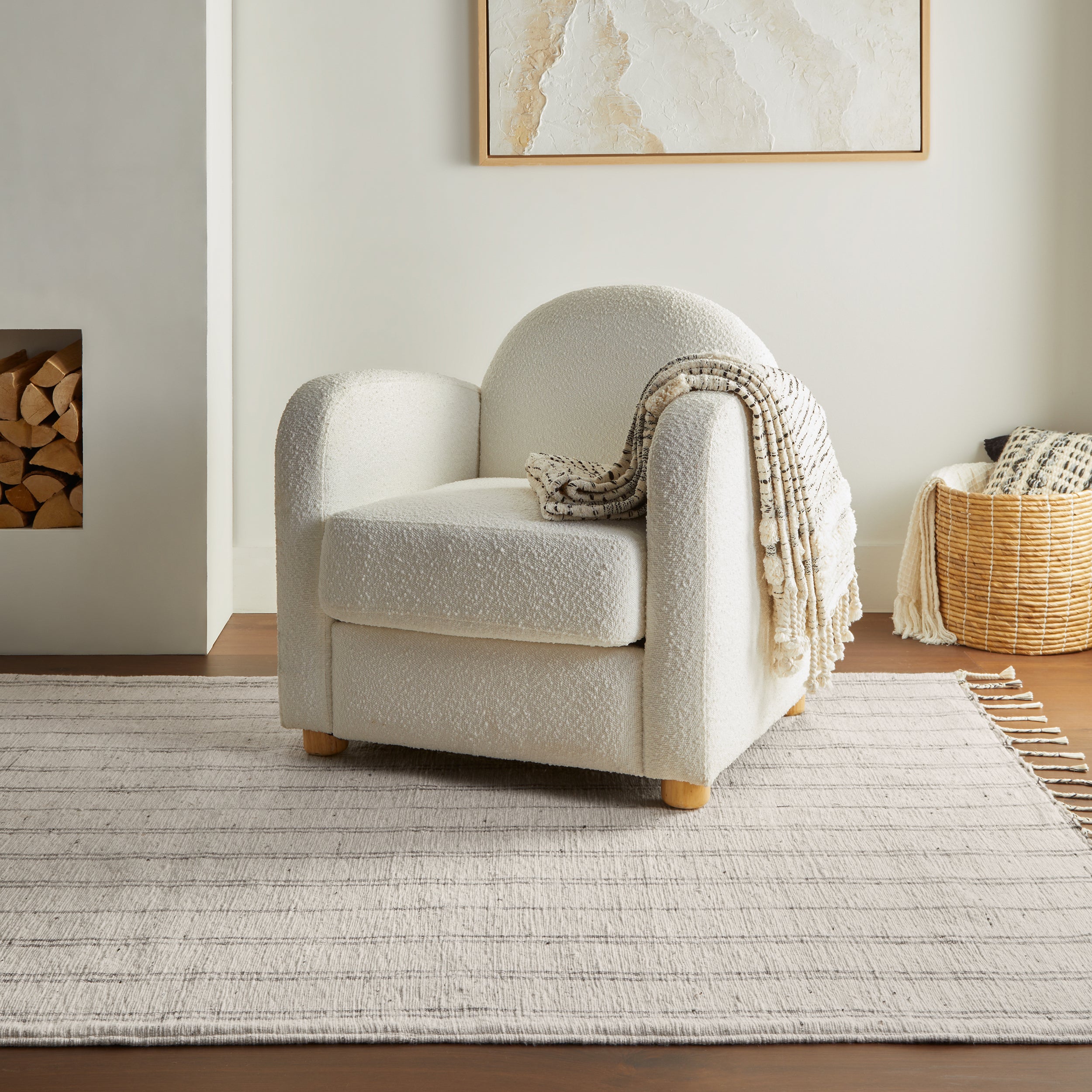 Arven Striped Handmade Cotton Rug RUGS - cotton Dash & Albert