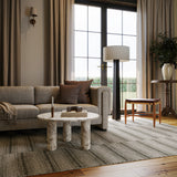 Nate Berkus Mateo Striped Wool Cozy Area Rug RUGS - wool Dash & Albert