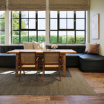 Nate Berkus Hollis Solid Wool Cozy Area Rug RUGS - wool Dash & Albert