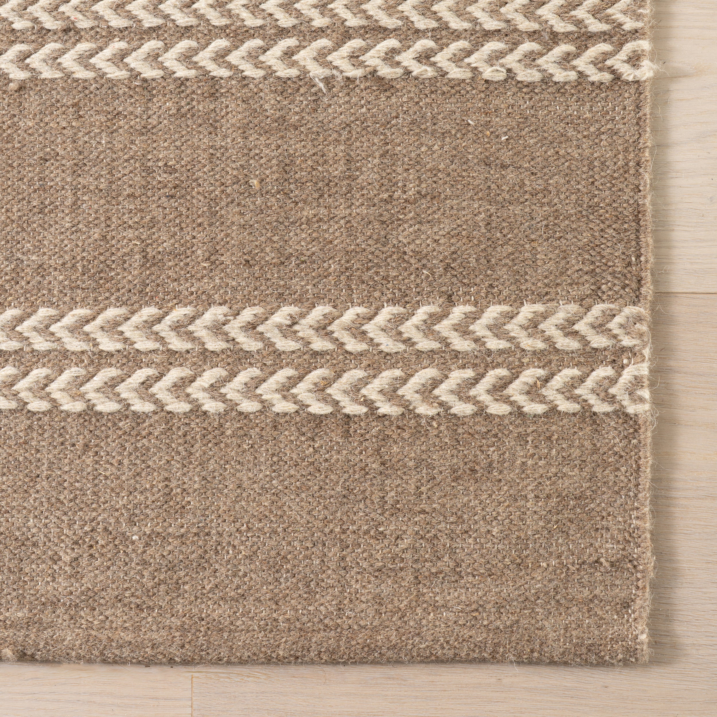 Nate Berkus York Striped Wool Cozy Area Rug RUGS - wool Dash & Albert