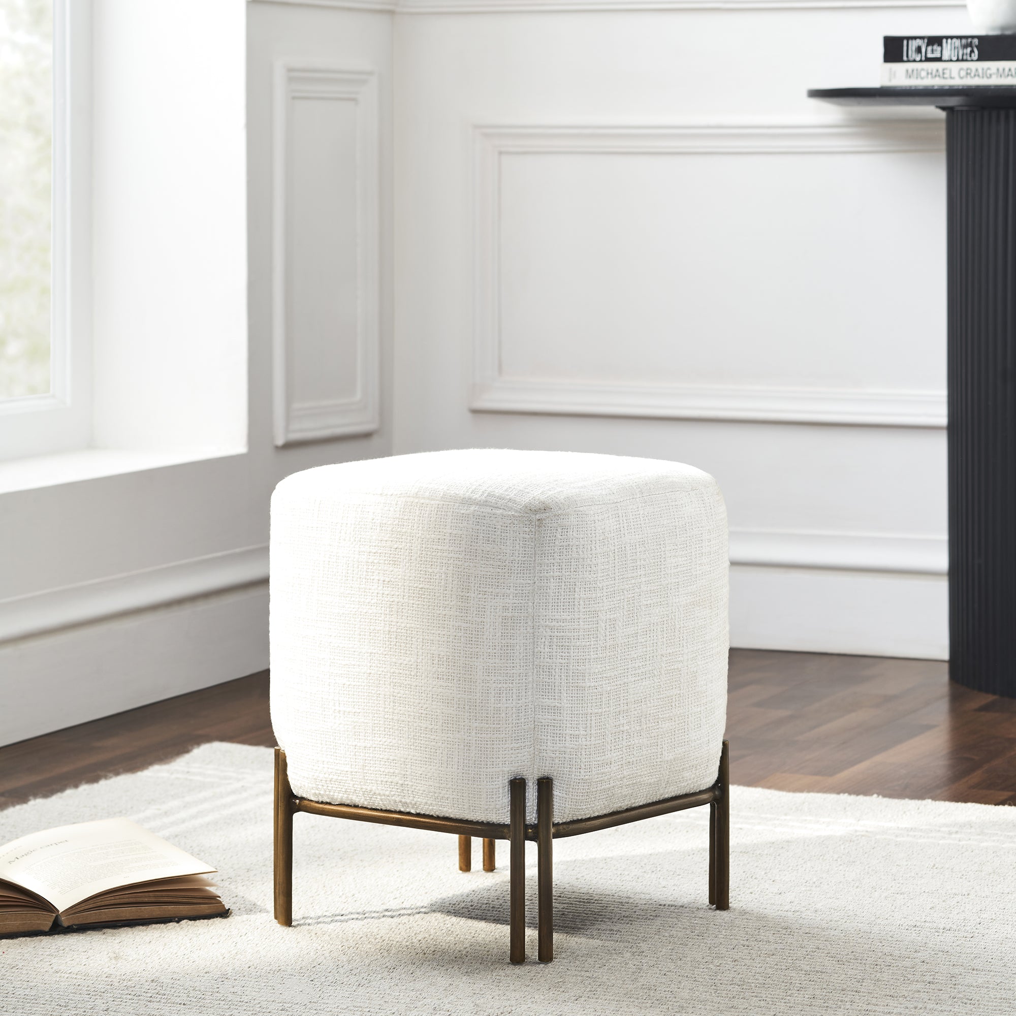 Meline Iron Stool FURNITURE - stools Renwil