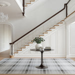 Andri Modern Plaid Machine Washable Rug RUGS - synthetic Dash & Albert