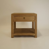 Sutton Reclaimed Wood Nightstand 5-VINTAGE-nightstand Hauer Market Natural