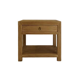 FLOOR MODEL - Sutton Reclaimed Wood Nightstand - Natural FURNITURE - floor model Hauer Market