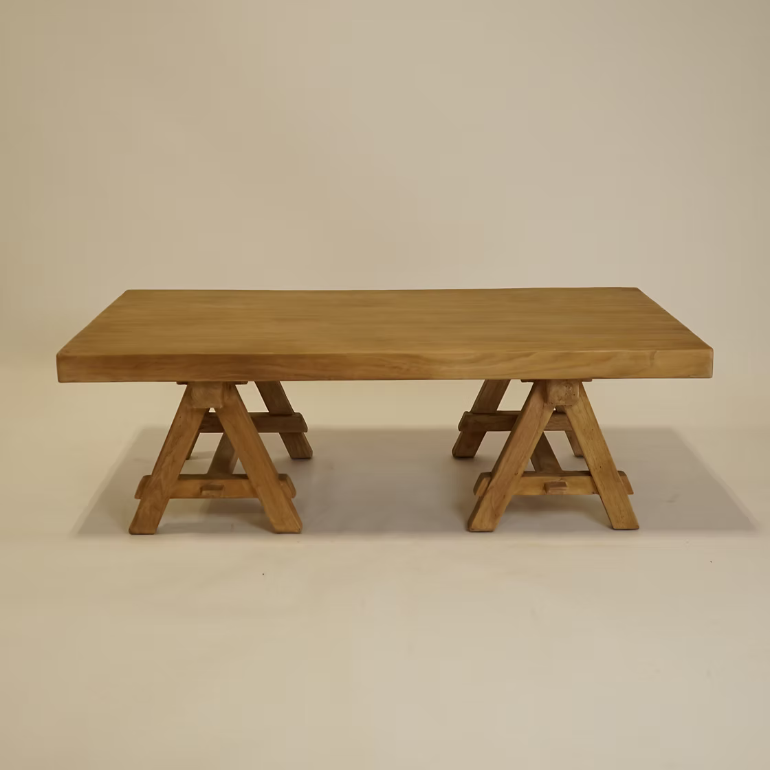 Bogart Reclaimed Wood Coffee Table 4 - a - FURNITURE - coffee table - rectangle Hauer Market Natural 48"
