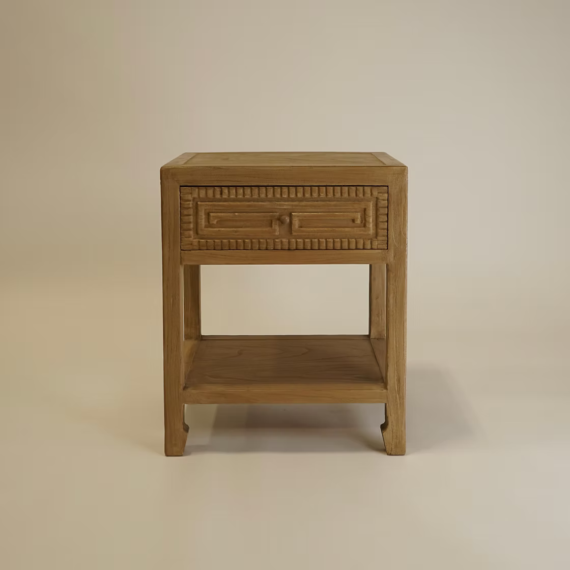 Esther Reclaimed Wood Nightstand 5-VINTAGE-nightstand Hauer Market Natural