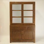 Daphne Reclaimed Wood Glass Cabinet 7 - FURNITURE - bookcase/cabinet Hauer Market