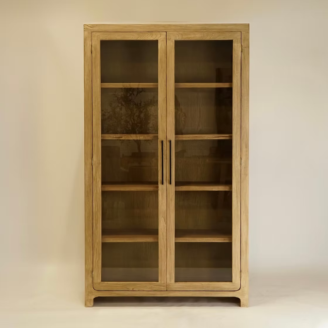 Rue Reclaimed Wood Glass Cabinet 7 - FURNITURE - bookcase/cabinet Hauer Market