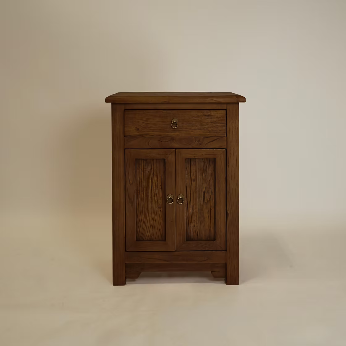 Archie Reclaimed Wood Nightstand FURNITURE - nightstand Hauer Market Aged Brown