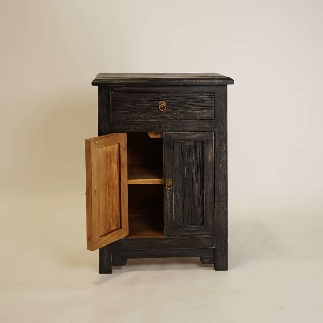 Archie Reclaimed Wood Nightstand FURNITURE - nightstand Hauer Market