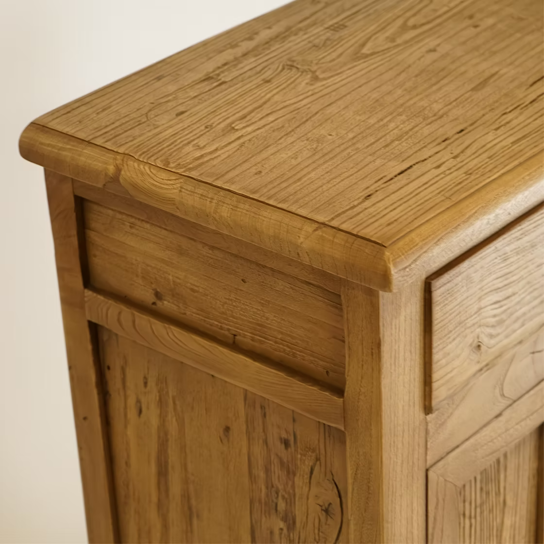 Archie Reclaimed Wood Nightstand FURNITURE - nightstand Hauer Market