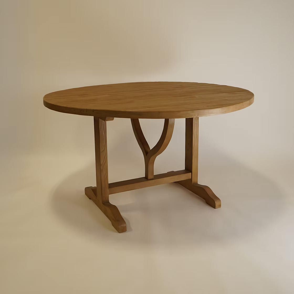 Evelyn Round Dining Table 5-VINTAGE -table hauer market