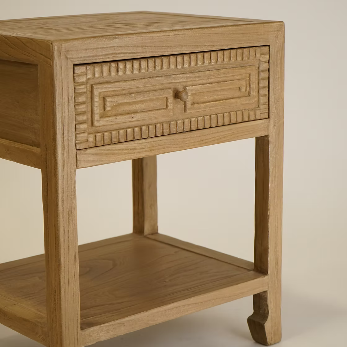 Esther Reclaimed Wood Nightstand 5-VINTAGE-nightstand Hauer Market
