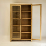 Rue Reclaimed Wood Glass Cabinet 7 - FURNITURE - bookcase/cabinet Hauer Market