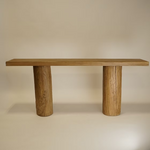 Bennett Reclaimed Wood Console 21 - FURNITURE - console table Hauer Market Natural