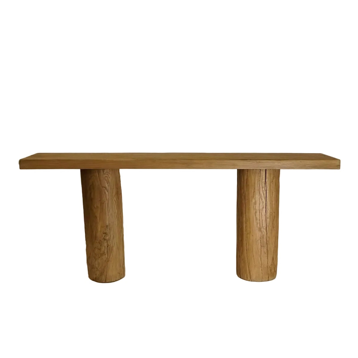 Bennett Reclaimed Wood Console 21 - FURNITURE - console table Hauer Market Natural