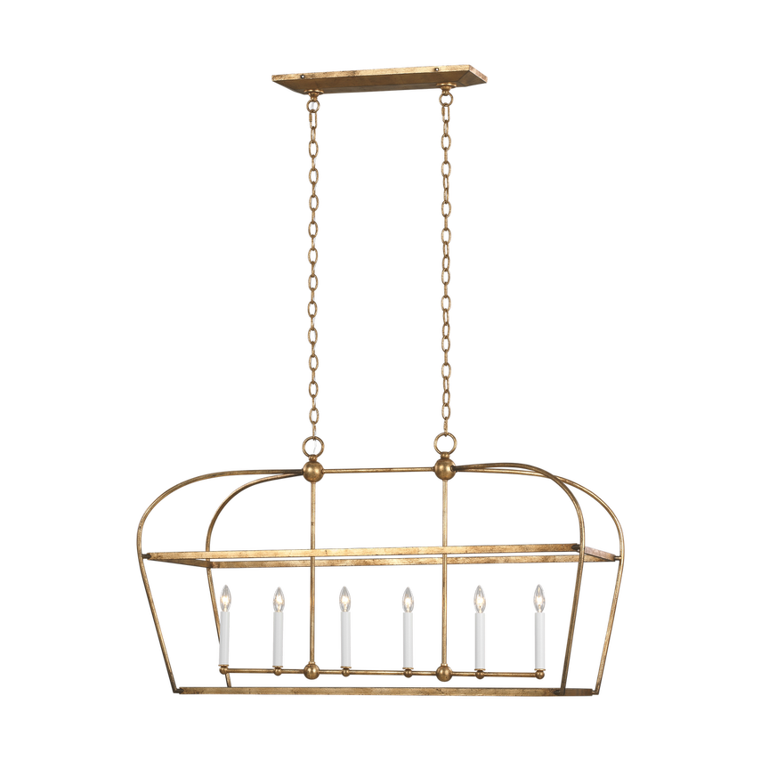 Stonington Linear Lantern LIGHTING - chandelier Visual Comfort