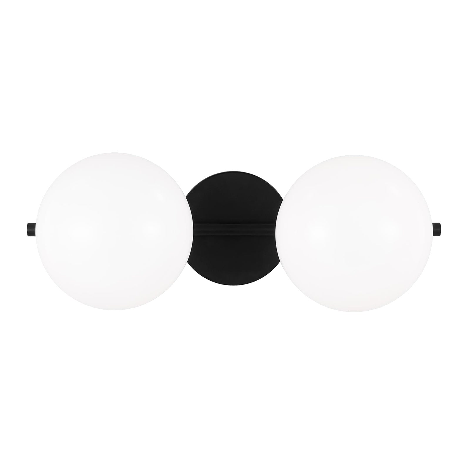Lune 2-Light Vanity Sconce LIGHTING - vanity Visual Comfort Aged Iron