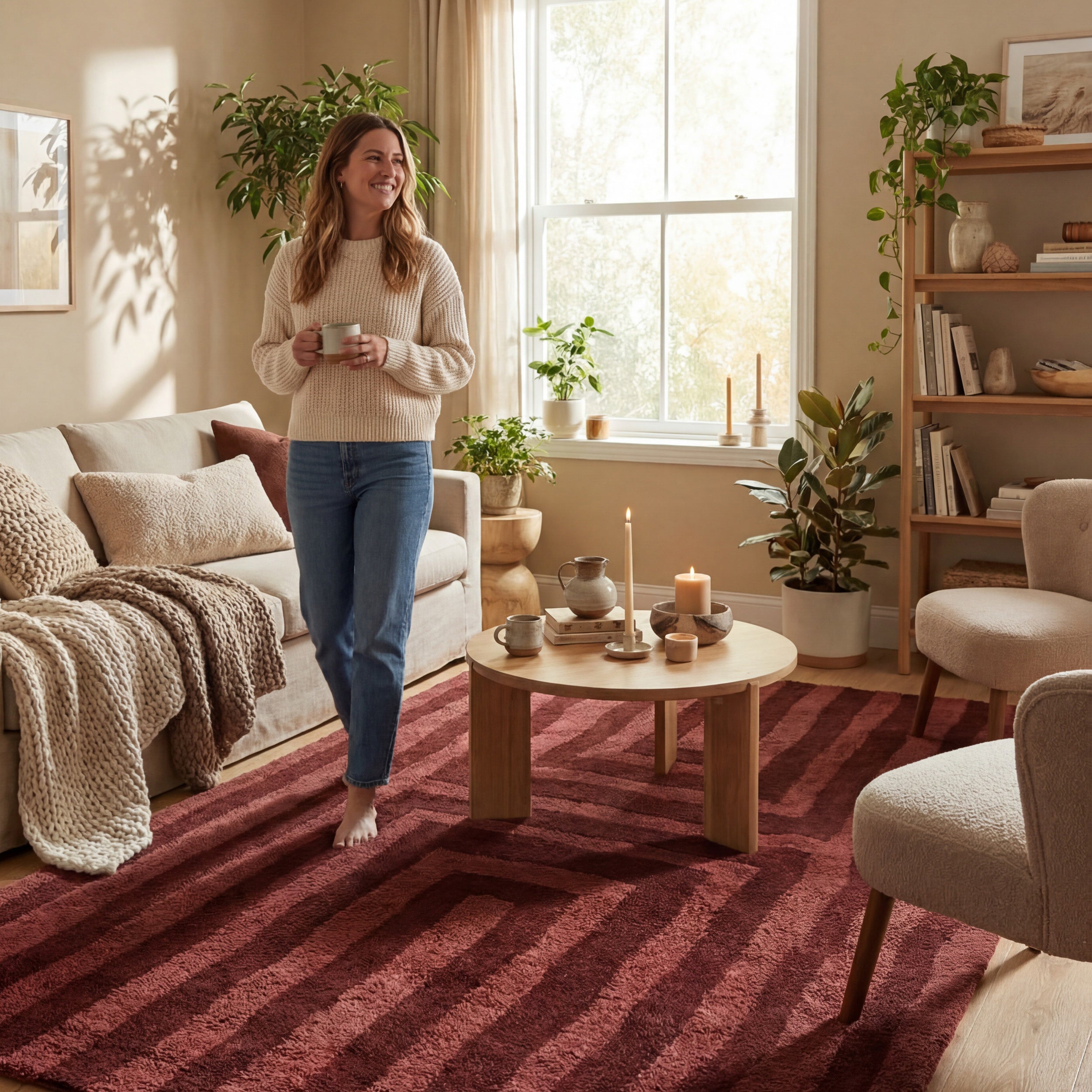 Shevina Handmade Washable Wool Rug RUGS - wool Dash & Albert