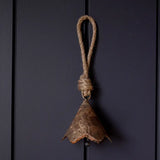 Antiqued Scallop Bell Ornament