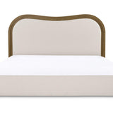 Viella Bed Beds Moe's Furniture Oat Queen