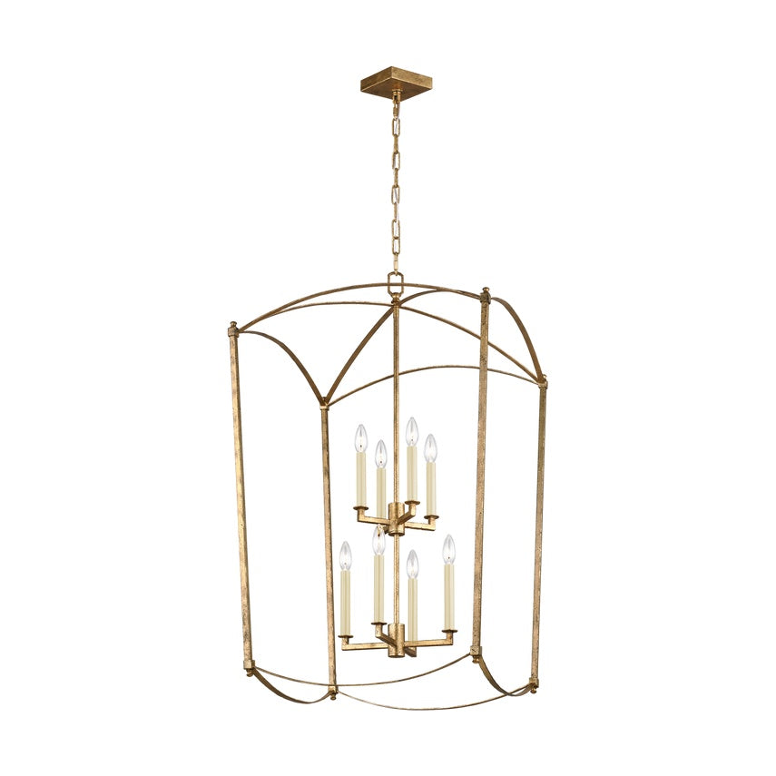 Thayer Extra Large Lantern LIGHTING - chandelier Visual Comfort - Studio Antique Gild