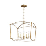 Thayer Wide Lantern LIGHTING - chandelier Visual Comfort Antique Gild
