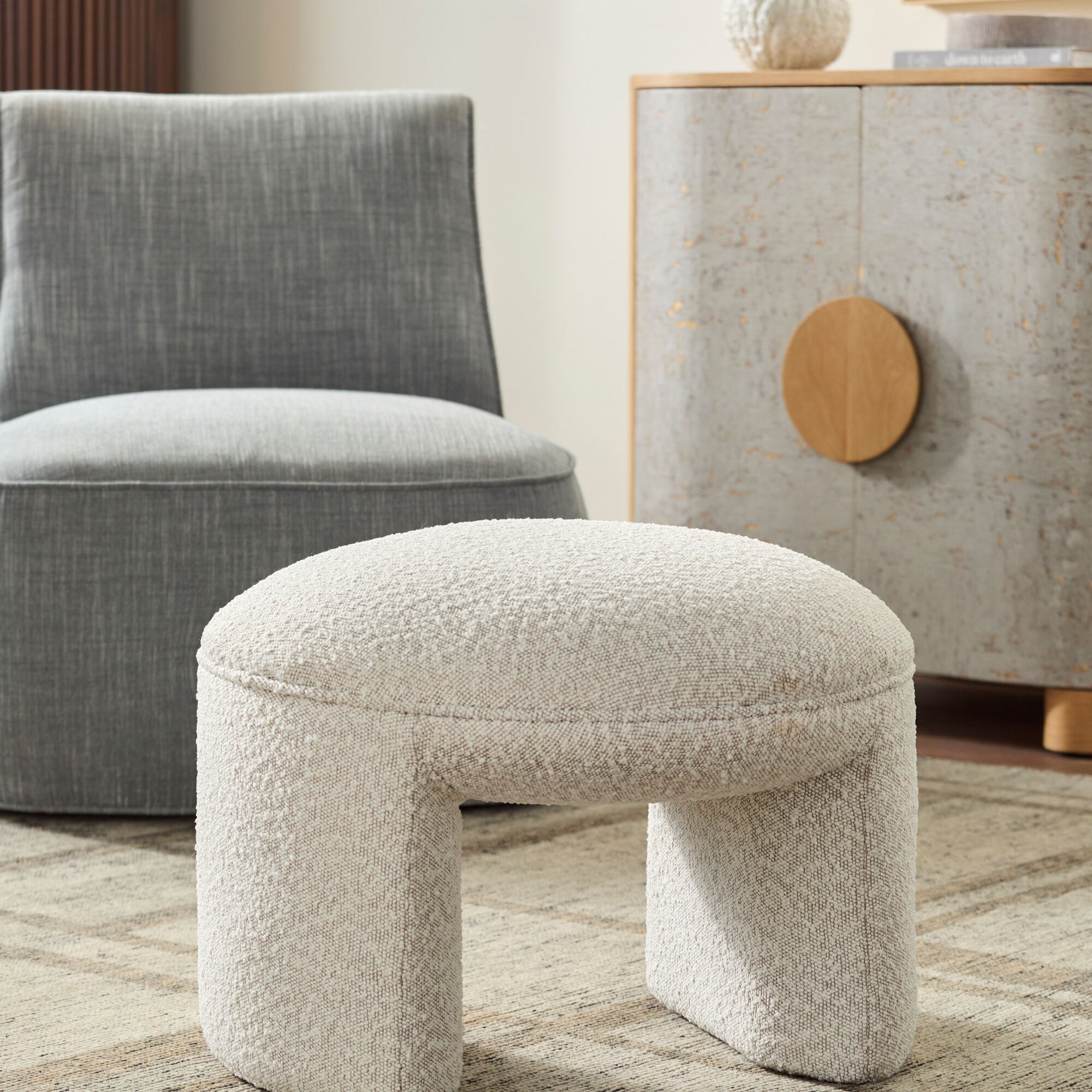 Floyd Ottoman FURNITURE - ottoman Surya
