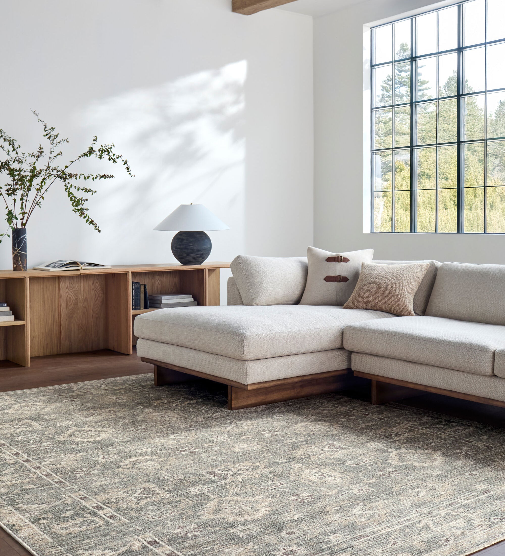 Collins Avenue Sage Rug – view 2