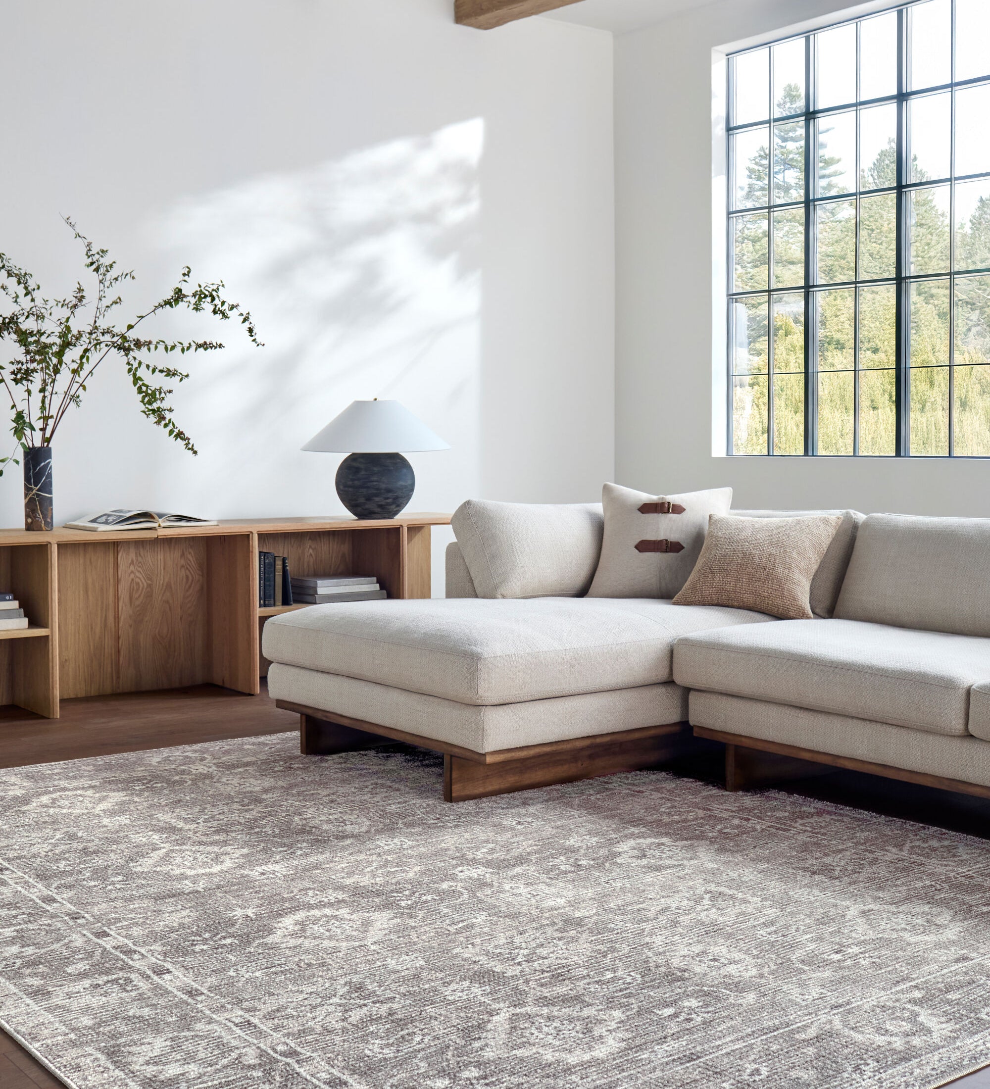 Collins Avenue Taupe Rug – view 2