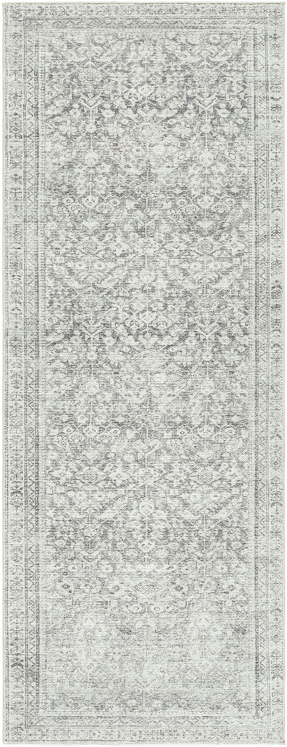 Collins Avenue Grey / Charcoal Rug RUGS - synthetic Surya