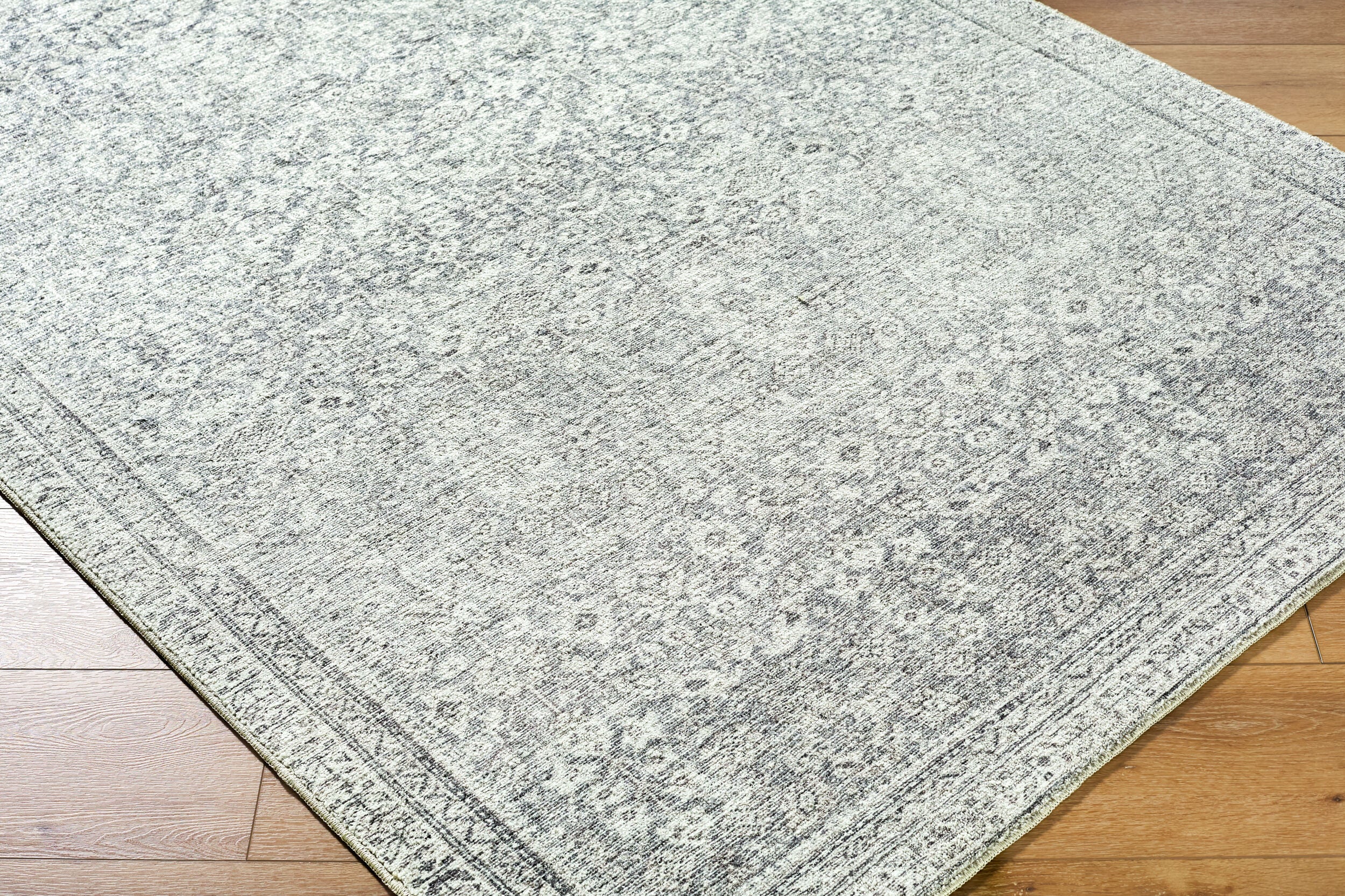 Collins Avenue Grey / Charcoal Rug RUGS - synthetic Surya
