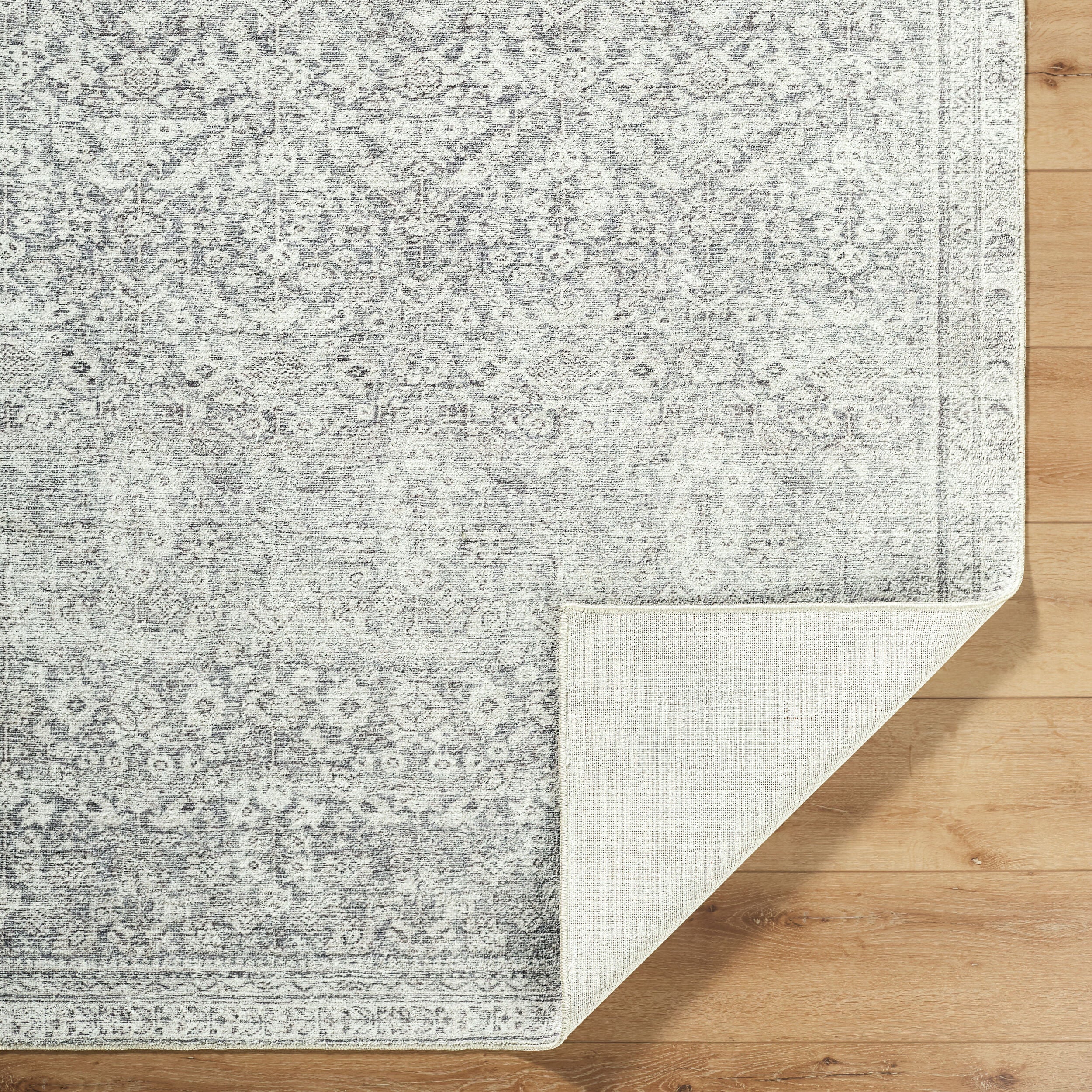 Collins Avenue Grey / Charcoal Rug RUGS - synthetic Surya