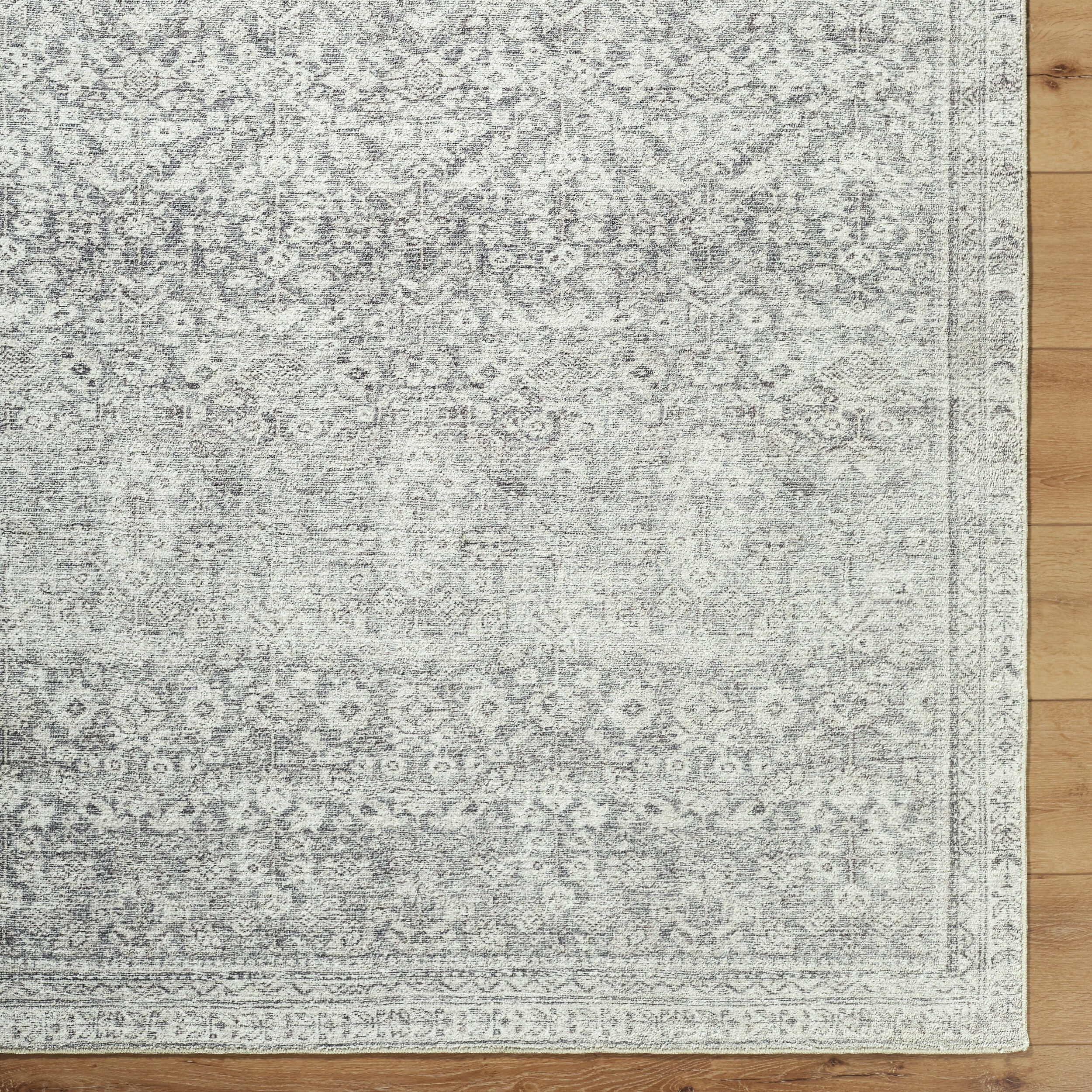 Collins Avenue Grey / Charcoal Rug RUGS - synthetic Surya