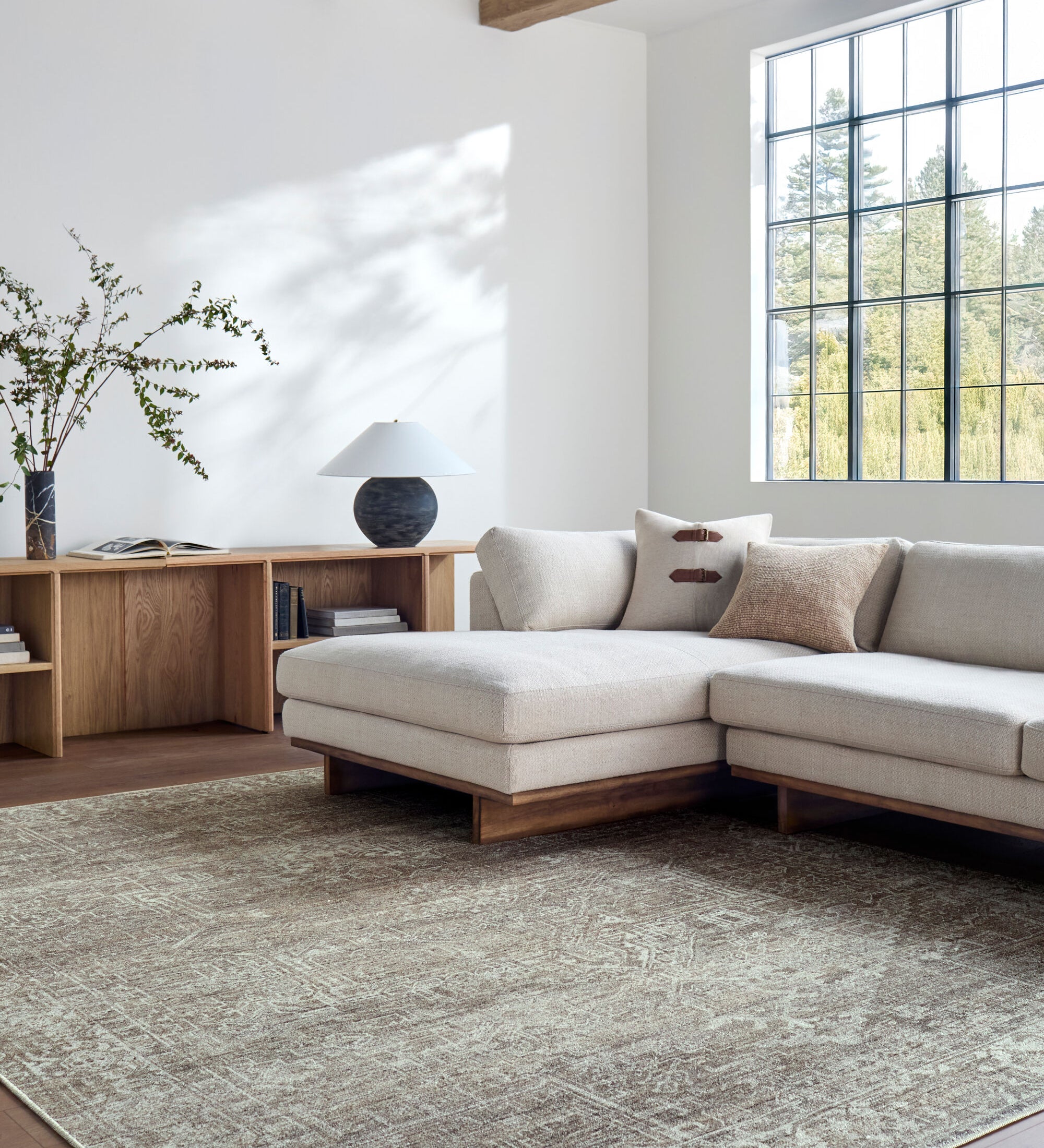 Collins Avenue Mocha / Olive Rug – view 2