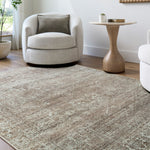 Collins Avenue Mocha / Olive Rug RUGS - synthetic Surya