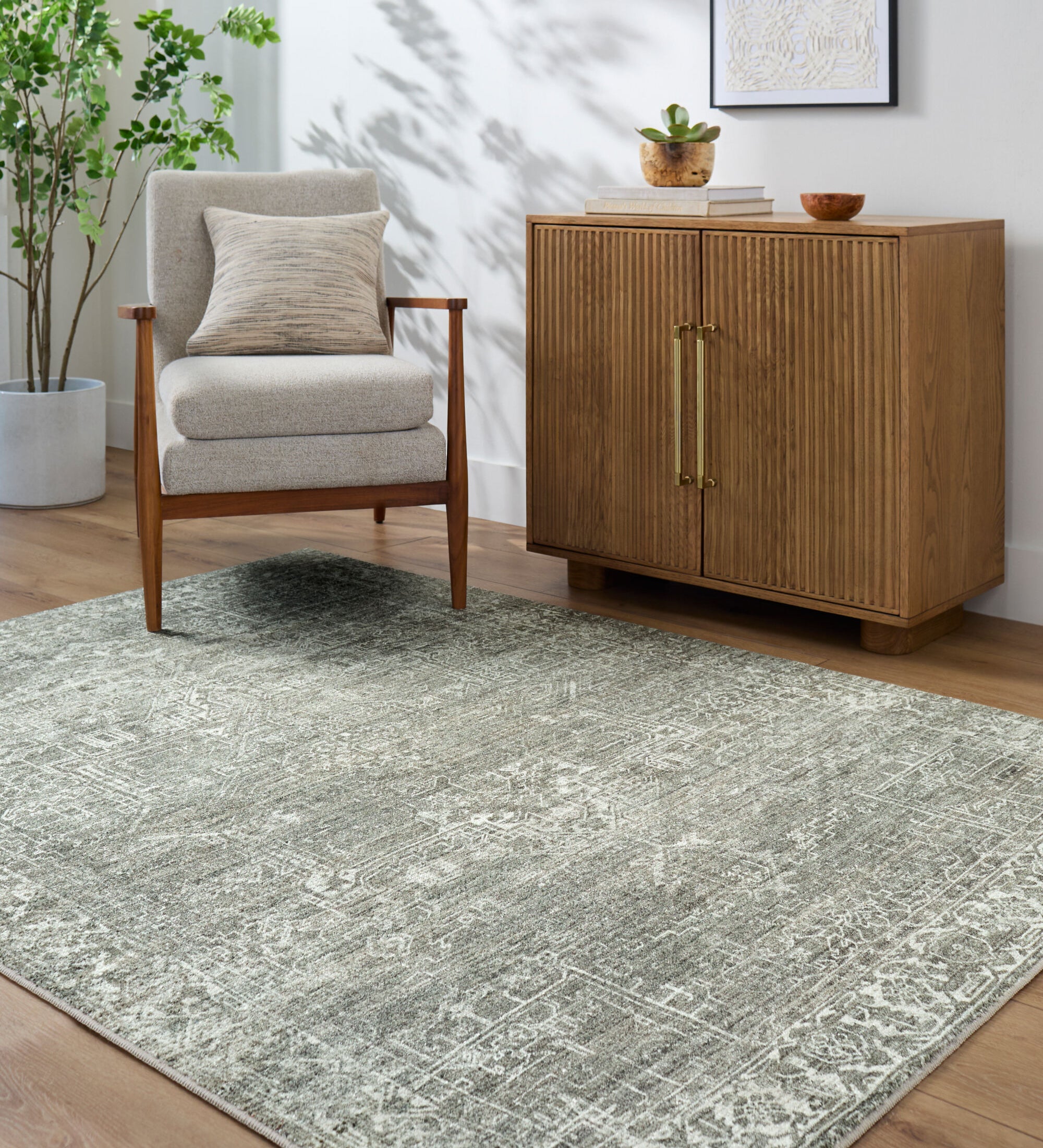 Collins Avenue Sage / Lagoon Rug – view 2