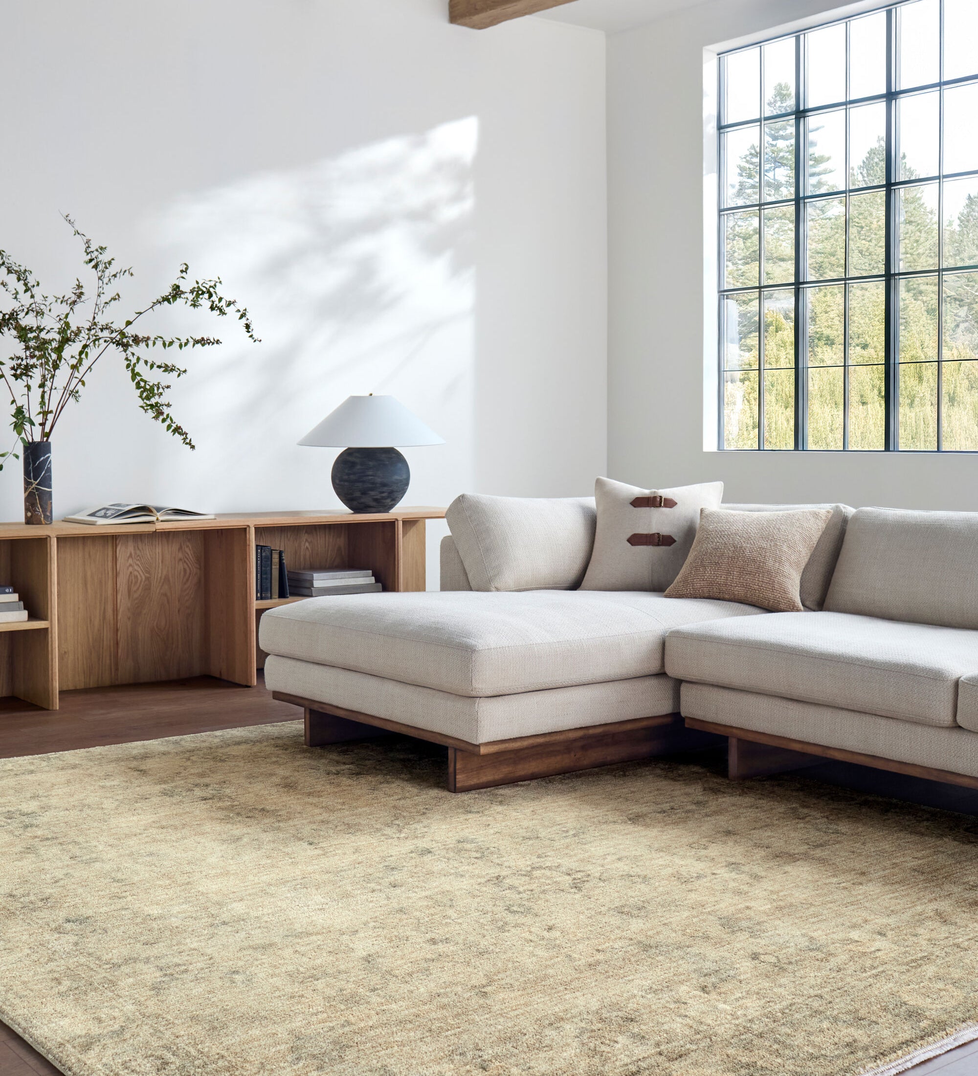 Fetscher Beige / Olive Rug – view 2